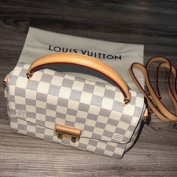 Authentic Louis Vuitton croisette in azur/pink interior - Picture 4 of 17